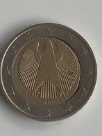 Duitsland 2002 D, 2 Euro MINT ERROR Offset Center Insert, Verzenden, Duitsland, 2 euro, Losse munt