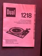 Complete gebruiksaanwijzing DUAL 1218, Ophalen, Dual