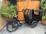 Bakfiets Qivelo Vogue Bafang motor zwart, Fietsen en Brommers, 4 kinderen of meer, Zo goed als nieuw, Elektrisch, Ophalen