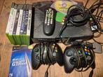 Xbox met 2 controllers en spellen!, Ophalen of Verzenden, Gebruikt, Met 2 controllers, Met games