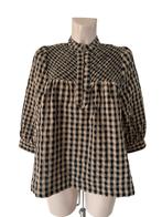 Six Ames shirt lange mouw S, Bruin, Ophalen of Verzenden, Zo goed als nieuw, Maat 36 (S)