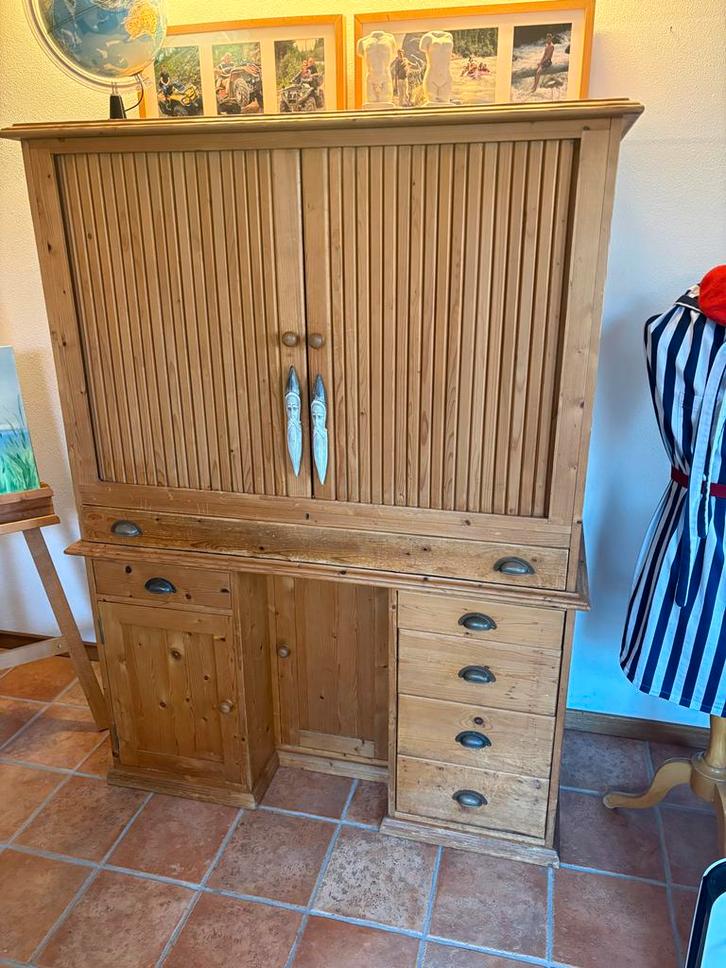 Bureaukast / Secretaire - Computerkast, Huis en Inrichting, Kasten | Dressoirs, Gebruikt, 100 tot 150 cm, 50 tot 75 cm, Met lade(s)