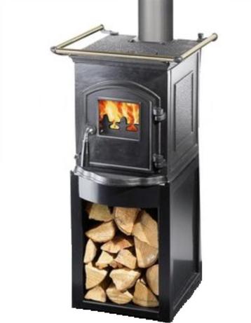 Gietijzeren Houtkachel Pluto / Patiokachel / Kookkachel beschikbaar voor biedingen