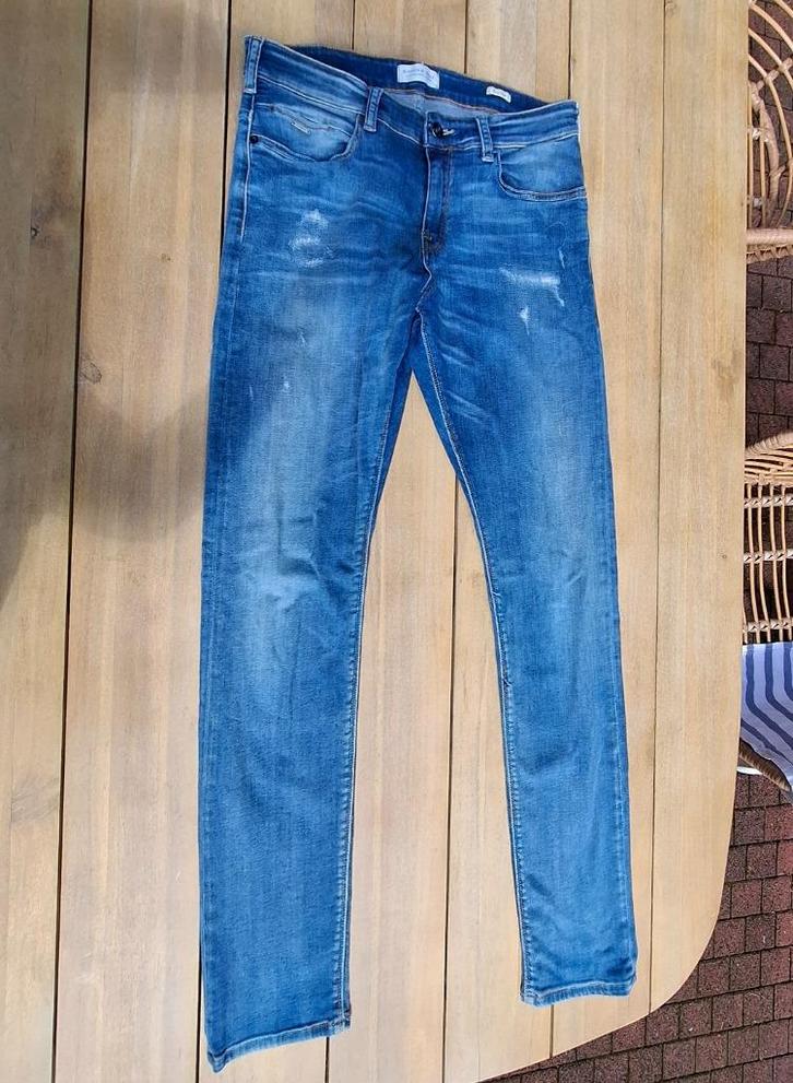 Scotch & Soda blauwe jeans maat 176, Kinderen en Baby's, Kinderkleding | Maat 176, Nieuw, Jongen, Broek, Verzenden