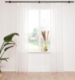 vitrage stel =nieuw €150, Huis en Inrichting, Stoffering | Gordijnen en Lamellen, Ophalen, Grijs, 200 cm of meer, Nieuw