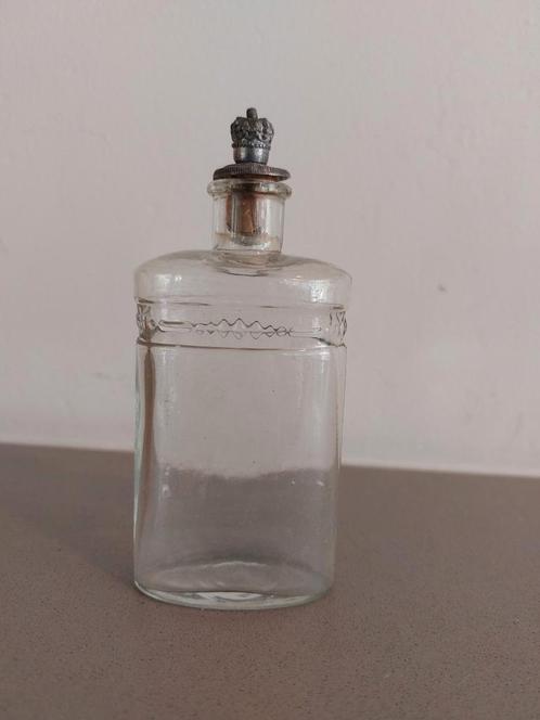 Heilig Water wijwater flesje Katholiek 11,5cm, Antiek en Kunst, Antiek | Glas en Kristal, Ophalen of Verzenden