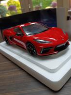 AutoArt 1:18 Corvette Stingray 2020 Torch Red(C8) rood, Hobby en Vrije tijd, Modelauto's | 1:18, Ophalen of Verzenden, Zo goed als nieuw