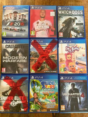 PlayStation 4 spellen / games beschikbaar voor biedingen