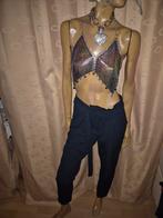 Prachtige pantalon van jacqueline de yong maat M zgan blauw, Maat 38/40 (M), Blauw, Ophalen of Verzenden, Zo goed als nieuw