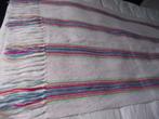 wit gekleurd wollen sjaal + franje omslagdoek 200 cm x 64 cm, Ophalen of Verzenden, Zo goed als nieuw, Sjaal, Maat 46/48 (XL) of groter