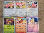 6 Japanse pokemonkaarten, Hobby en Vrije tijd, Ophalen of Verzenden, Zo goed als nieuw, Meerdere kaarten