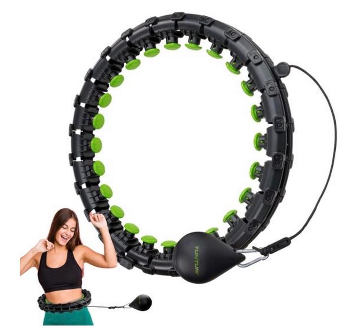 Tunturi Verstelbare Hulahoop met Gewicht, Sport en Fitness, Fitnessmaterialen, Zo goed als nieuw, Overige typen, Buik, Ophalen of Verzenden