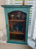 Hangkast blauw helemaal gaaf, Antiek en Kunst, Curiosa en Brocante, Ophalen
