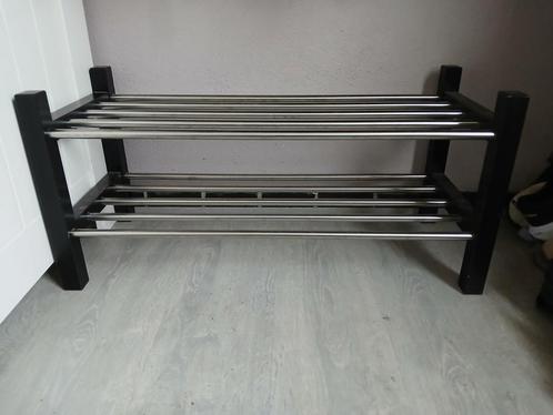 Ikea tjusig schoenenrek zwart 2 stuks beschikbaar, Huis en Inrichting, Kasten | Schoenenrekken, Zo goed als nieuw, Ophalen