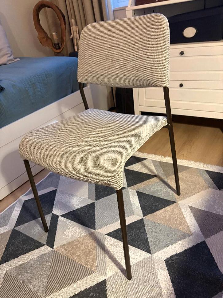 Ikea Stoel - (set van 4), Huis en Inrichting, Stoelen, Zo goed als nieuw, Vier, Metaal, Grijs, Ophalen