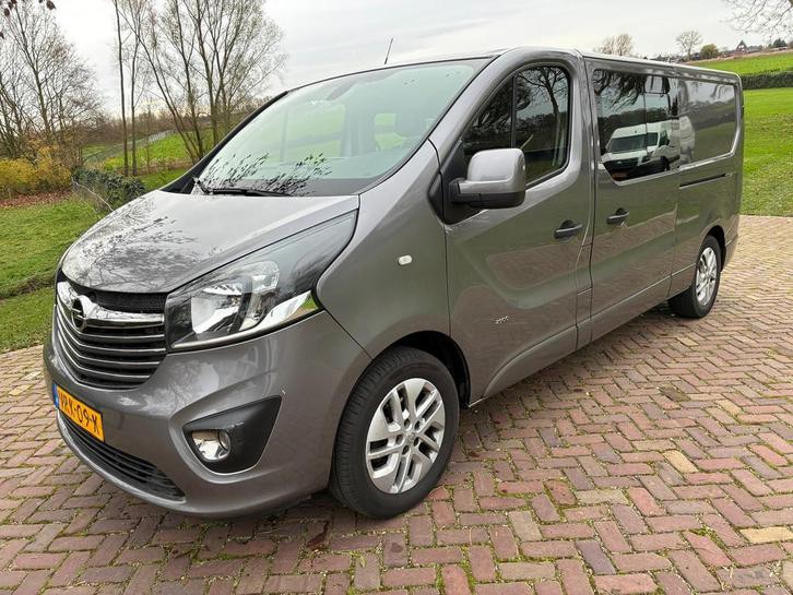 Opel Vivaro 1.6 CDTI 145pk L2H1 DC DUBBELE CABINE Edition, Auto's, Bestelauto's, Bedrijf, Te koop, ABS, Achteruitrijcamera, Airconditioning