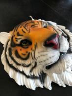 Tijger hoofd, Ophalen, Minder dan 50 cm, Gebruikt, Rond