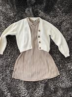 Meisjes jurk met vestje 152 IKKS, Kinderen en Baby's, Kinderkleding | Maat 152, Ophalen of Verzenden, Zo goed als nieuw, Jurk of Rok