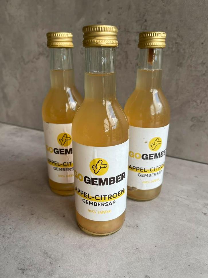 Go Gember Appel-Citroen Gembersap 3 stuks, Diversen, Levensmiddelen, Ophalen of Verzenden