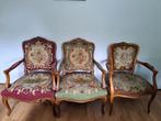 3 leuke brocante Louis XV stoeltjes, Antiek en Kunst, Antiek | Meubels | Stoelen en Banken, Ophalen