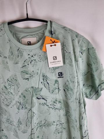 Heren T-shirt merk Gabbiano mt S nieuw. Sale beschikbaar voor biedingen