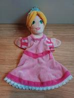 Handpop assepoester prinses roze jurk, Ophalen of Verzenden, Zo goed als nieuw, Overige typen