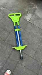 Pogo stick springstok groen/blauw, Kinderen en Baby's, Speelgoed | Buiten | Los speelgoed, Ophalen, Gebruikt