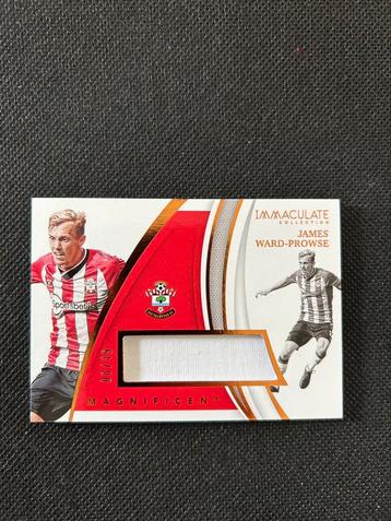 Match worn patch card van James Ward-Prowse van Southampton beschikbaar voor biedingen