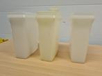 Bekers 3x , soort ovaal.                   Tupperware., Huis en Inrichting, Keuken | Tupperware, Ophalen of Verzenden, Gebruikt