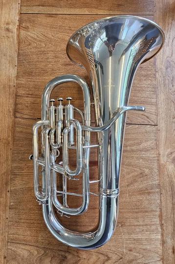 Miraphone 1255L 4 ventiels Bb Euphonium verzilverd beschikbaar voor biedingen