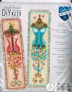 Cado vervaco borduurpakket, set van 2 boekenleggers, kleding, Hobby en Vrije tijd, Borduren en Borduurmachines, Ophalen of Verzenden