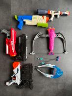 Nerf set: geweren, 2 waterpistolen + kruisbogen Nerf Rebelle, Kinderen en Baby's, Speelgoed | Buiten | Actiespeelgoed, Ophalen of Verzenden