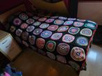 Gehaakte deken/ plaid cirkel. Acryl., Huis en Inrichting, Woonaccessoires | Plaids en Woondekens, Ophalen of Verzenden, Zo goed als nieuw