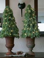 2 gietijzeren vazen 30 cm hoog, Antiek en Kunst, Curiosa en Brocante, Ophalen