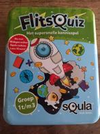 Squla FlitsQuiz Het supersnelle kennisspel groep 1-3, Ophalen of Verzenden, Zo goed als nieuw