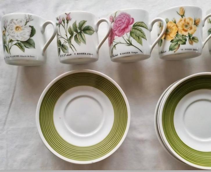 Hutschenreuther Selb Redoute Rosita Rosier roos kopje schaal, Antiek en Kunst, Antiek | Servies los, Ophalen of Verzenden