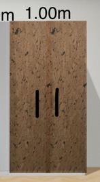 Kast van 100cm breed en 201cm hoog kan ook met spiegel deur, Huis en Inrichting, Kasten | Kledingkasten, Ophalen of Verzenden