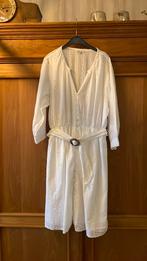 Jurk broderie, Kleding | Dames, Jurken, Wit, Maat 42/44 (L), Ophalen of Verzenden, Knielengte