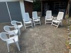 4 x hartman tuinstoelen en 3 x tuinstoeltje, Tuin en Terras, Tuinstoelen, Ophalen, Zo goed als nieuw, Kunststof