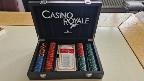Pokerset Casino Royale 007 James Bond, Hobby en Vrije tijd, Gezelschapsspellen | Overige, Zo goed als nieuw, Ophalen