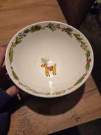 Vintage Blond Amsterdam Kerst Schaal, Huis en Inrichting, Porselein of Keramiek, Schaal, Rond, Nieuw