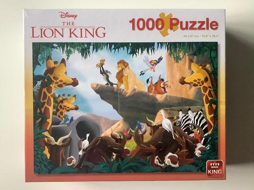 NIEUW puzzel 1000 The Lion King SEALED Leeuwenkoning Disney, Hobby en Vrije tijd, Denksport en Puzzels, Nieuw, Legpuzzel, 500 t/m 1500 stukjes