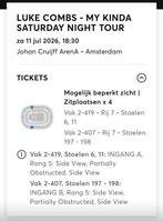 Luke Combs in Amsterdam, Drie personen of meer, Juli