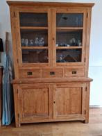 Teak houten buffet kast, 25 tot 50 cm, Gebruikt, Ophalen of Verzenden, 200 cm of meer