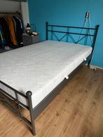 Beter Bed Milano antraciet metaal 140x210, Huis en Inrichting, Ophalen, 210 cm, Tweepersoons, 140 cm