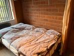 Vintage opklapbed 190x120 cm, Huis en Inrichting, Ophalen, Gebruikt, Tweepersoons, 200 cm