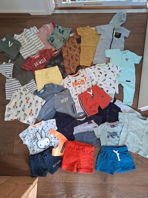 Pakket baby jongen, 62, zomer o.a. feetje, noppies, dirkje, Kinderen en Baby's, Babykleding | Baby-kledingpakketten, Zo goed als nieuw
