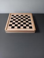 Houten 5-in-1 spellenkist schaken dammen backgammon, Een of twee spelers, Ophalen, Gebruikt