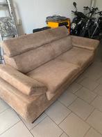 Bank, Gebruikt, Minder dan 75 cm, Driepersoons, Leer