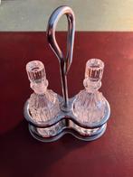 kristallen olie- en azijnstel, Ophalen of Verzenden